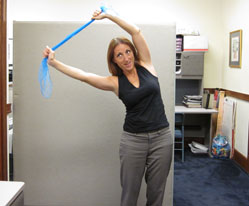 Cardio in a Box Side Stretch Office Exercise
